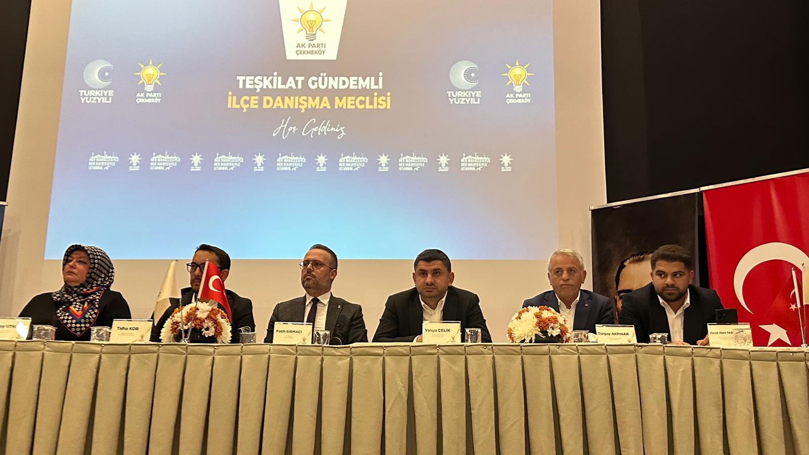 İLÇE DANIŞMA MECLİS TOPLANTIMIZI BÜYÜK COŞKU İLE GERÇEKLEŞTİRDİK.